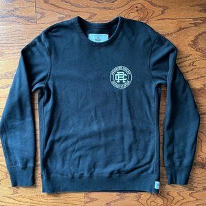 Reigning Champ Black Mid Weight Crewneck Sweatshirt Mens Medium
